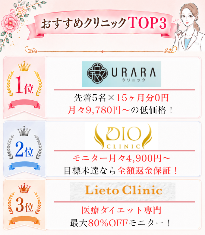 2026年最新】医療痩身（ダイエット）おすすめ13選！一番効果があるのは