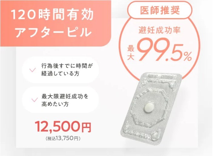 あしたのクリニックの120時間アフターピル